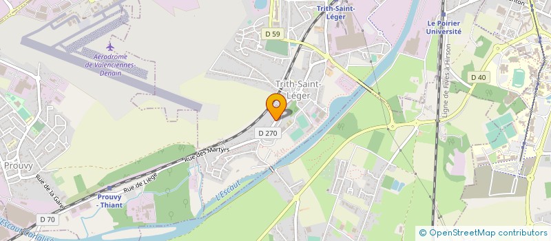 localisation de l'entreprise DUJARDIN SERVICES  TRITH-ST-LEGER