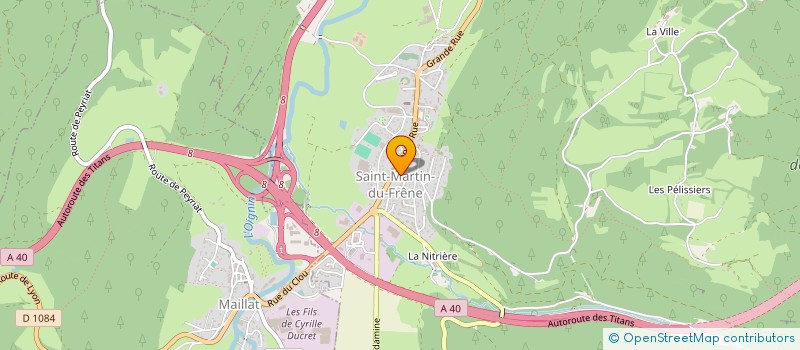 localisation de l'entreprise DUJOLS MARTIN  SAINT-MARTIN-DU-FRENE