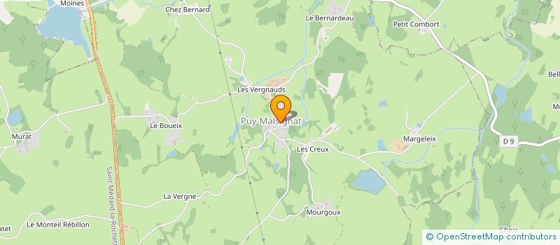 localisation de l'entreprise DUJON à CHAMPAGNAT