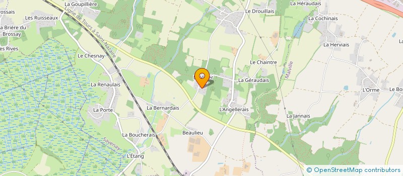 localisation de l'entreprise DUJU  SAVENAY