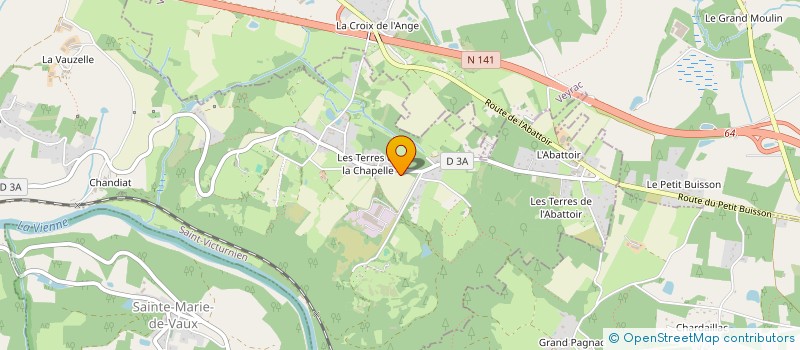 localisation de l'entreprise DUKAKI à SAINT-VICTURNIEN