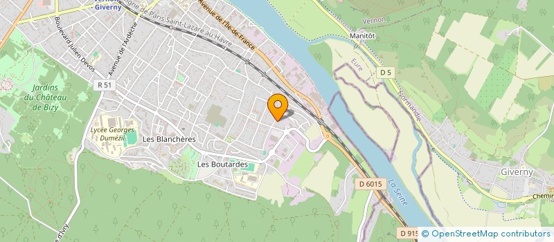 localisation de l'entreprise DUKAT FRATERNITE SRB-MKD  VERNON