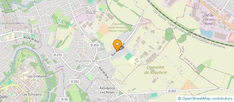 localisation de l'entreprise DUKE'S à MANDRES-LES-ROSES
