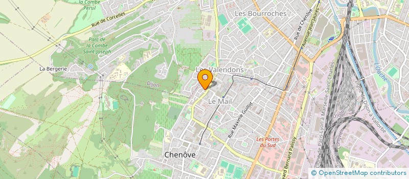 localisation de l'entreprise DUKEBOX CONCEPT STORE  CHENOVE