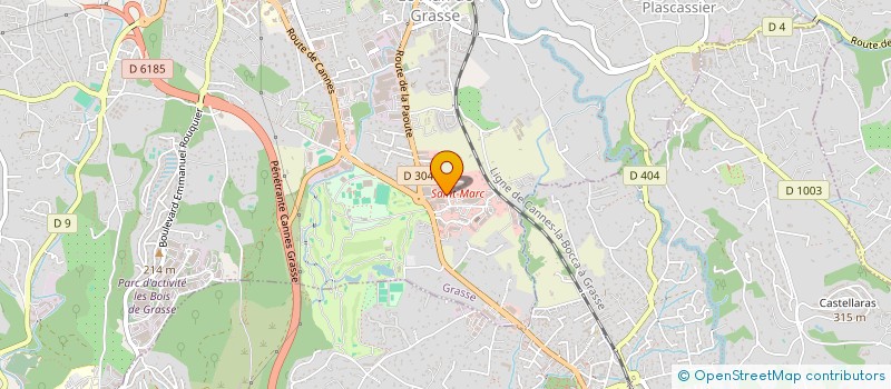 localisation de l'entreprise DUKES' CAR STORAGE  GRASSE