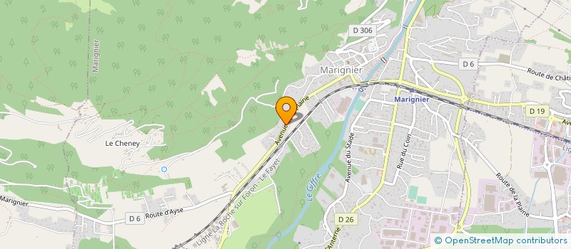 localisation de l'entreprise DUL DEBARRAS  SCIONZIER