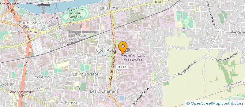 localisation de l'entreprise DUL DISTRI  VAULX-EN-VELIN