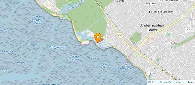 localisation de l'entreprise DULAC LAHAYE  ANDERNOS-LES-BAINS