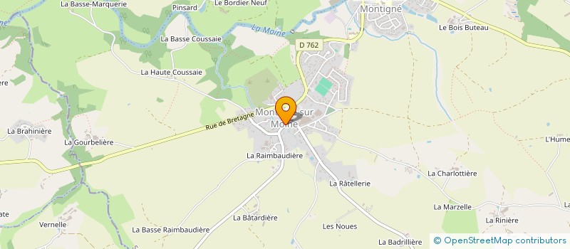 localisation de l'entreprise DULAC ROORYCK à SEVREMOINE