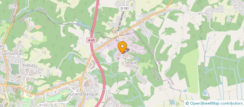 localisation de l'entreprise DULACAR à BAYONNE