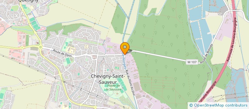 localisation de l'entreprise DULAGE  CHEVIGNY-SAINT-SAUVEUR