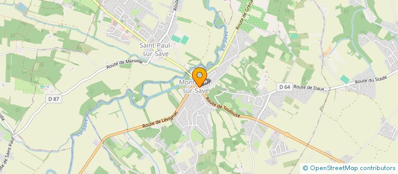 localisation de l'entreprise DULAMON  MONTAIGUT-SUR-SAVE