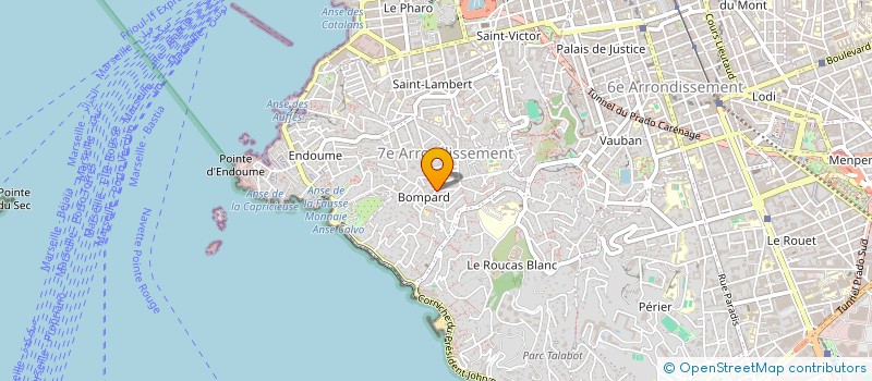 localisation de l'entreprise DULAP à MARSEILLE