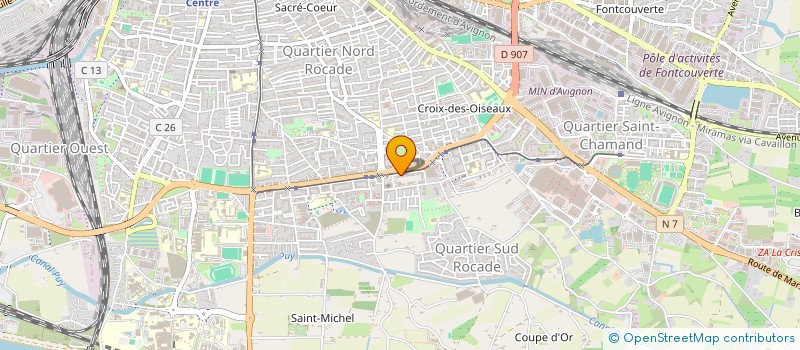 localisation de l'entreprise DULCA à AVIGNON