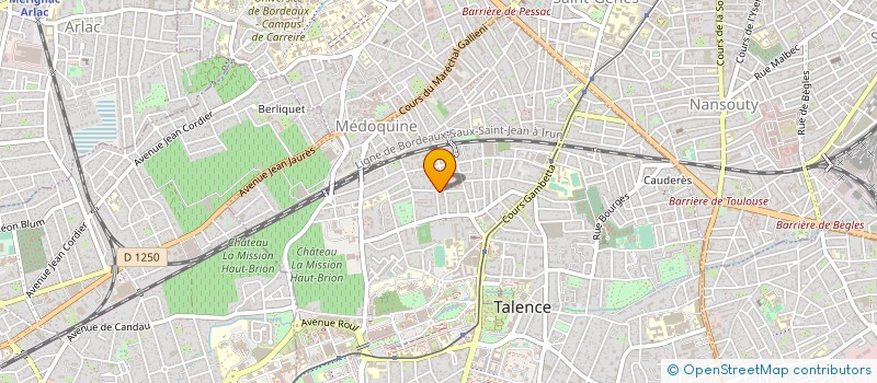 localisation de l'entreprise DULCENE  TALENCE