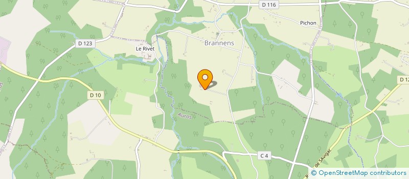 localisation de l'entreprise DULEAU à BRANNENS