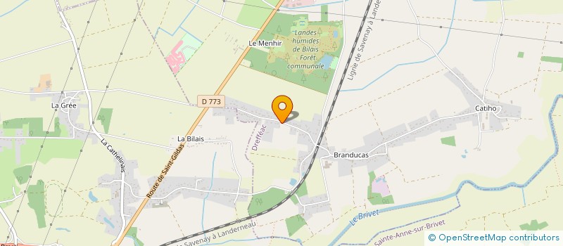 localisation de l'entreprise DULEC CORP.&SONS à DREFFEAC