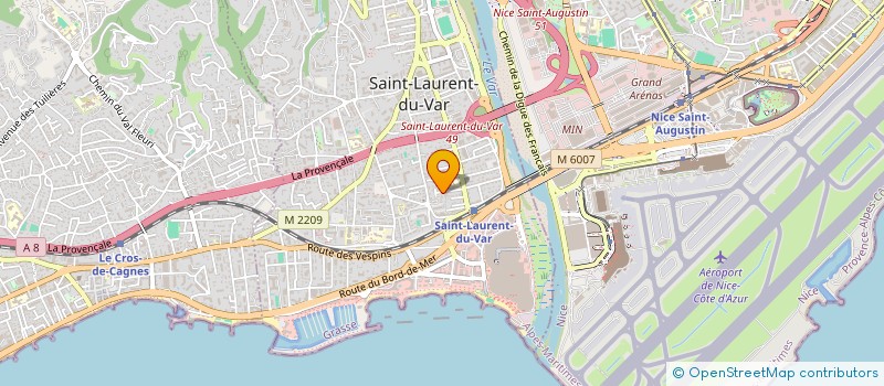 localisation de l'entreprise DULERMO/SELVI à SAINT-LAURENT-DU-VAR