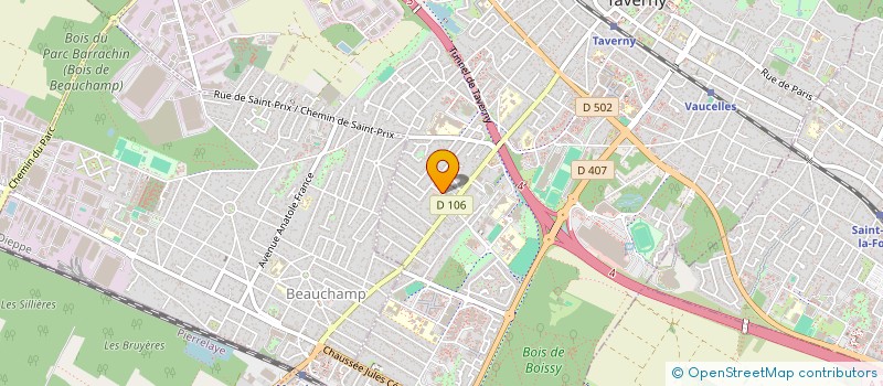 localisation de l'entreprise DULIEU  TAVERNY