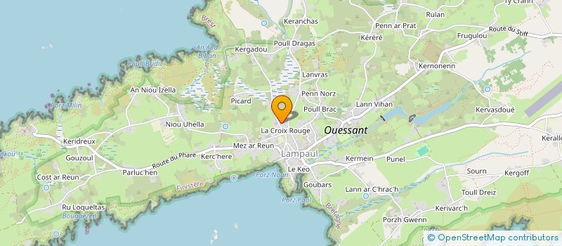 localisation de l'entreprise DULIEU PERHIRIN  OUESSANT