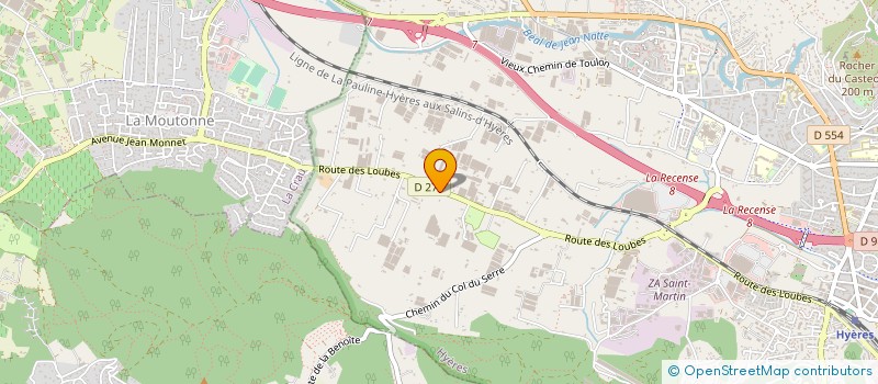 localisation de l'entreprise DULILOU à HYERES
