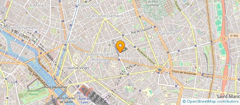 localisation de l'entreprise DULIM  PARIS