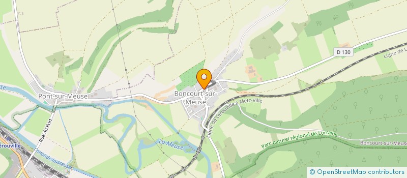 localisation de l'entreprise DULIN à BONCOURT-SUR-MEUSE