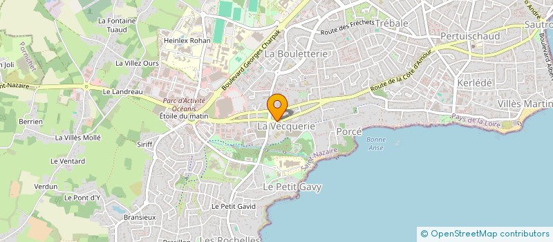 localisation de l'entreprise DULION CAROLINE ET GOURDE AMAURY  SAINT-NAZAIRE