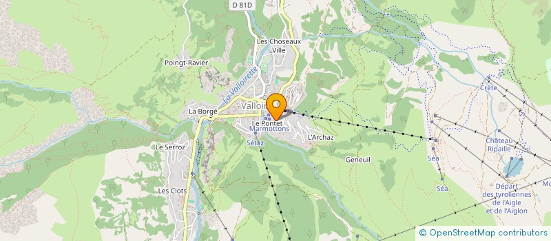 localisation de l'entreprise DULION OZAROWSKI  VALMEINIER