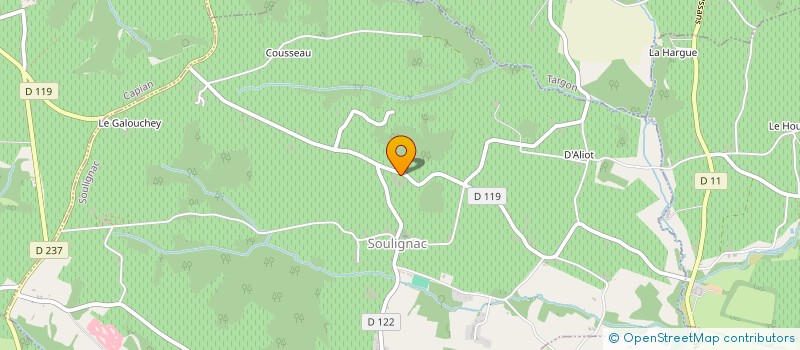 localisation de l'entreprise DULON  SOULIGNAC