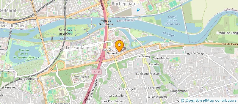 localisation de l'entreprise DULONG  SAINT-AVERTIN