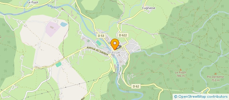 localisation de l'entreprise DULONG - BONALI  BRASSAC