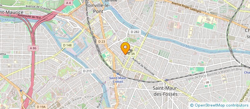 localisation de l'entreprise DULONG CONSEILS à SAINT-MAUR-DES-FOSSES