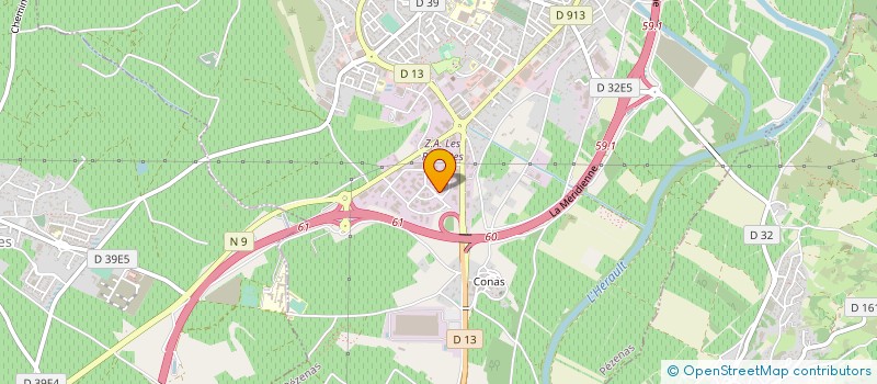 localisation de l'entreprise DULSA FRANCE SAS  PEZENAS