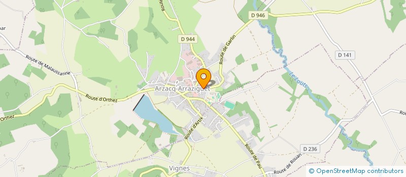 localisation de l'entreprise DULUCQ  ARZACQ-ARRAZIGUET