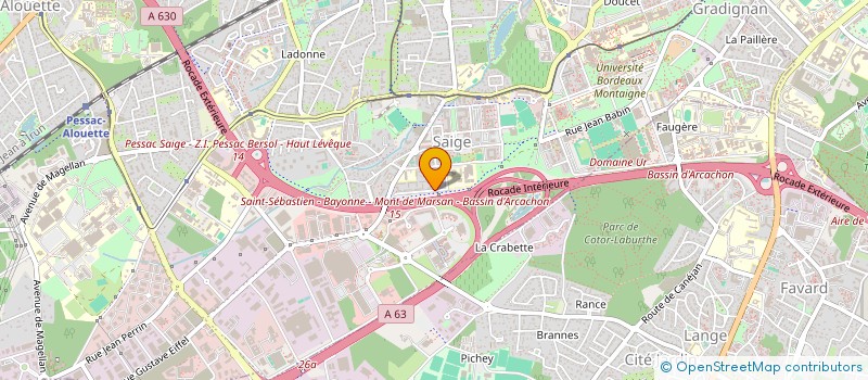 localisation de l'entreprise DULUGAT ET MEYNADIER à PESSAC
