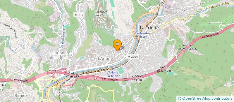 localisation de l'entreprise DULUK à NICE