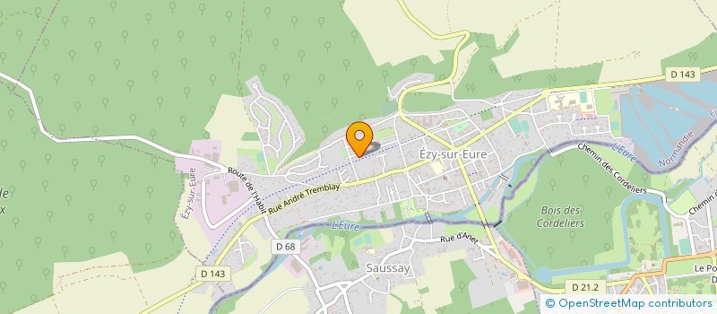 localisation de l'entreprise DULUT ET FILS BOIS  EZY-SUR-EURE