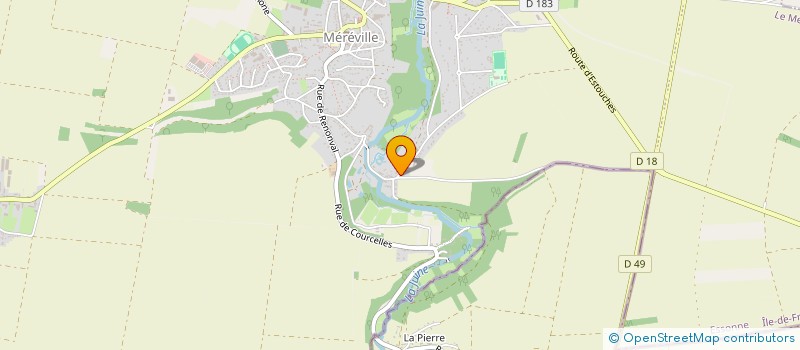 localisation de l'entreprise DUM TENNIS TOUR  LE MEREVILLOIS