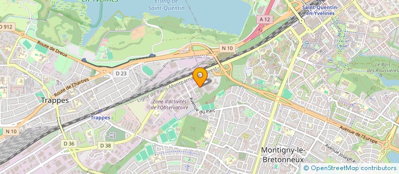 localisation de l'entreprise DUMA  MONTIGNY-LE-BRETONNEUX