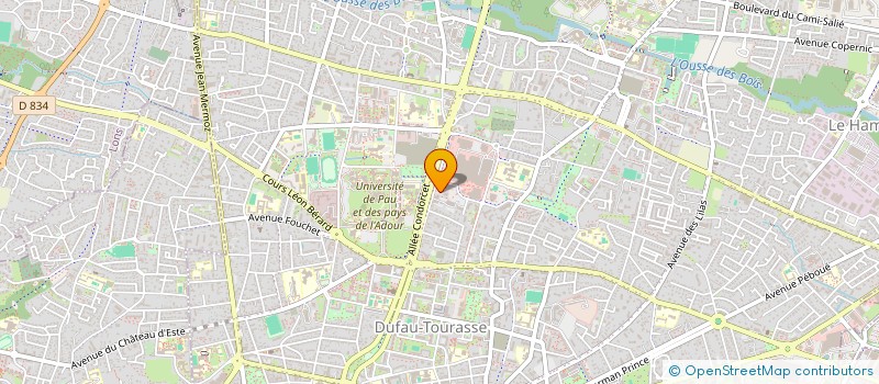 localisation de l'entreprise DUMA à PAU