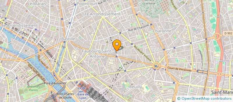 localisation de l'entreprise DUMA  PARIS