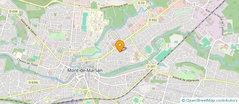 localisation de l'entreprise DUMA  MONT-DE-MARSAN