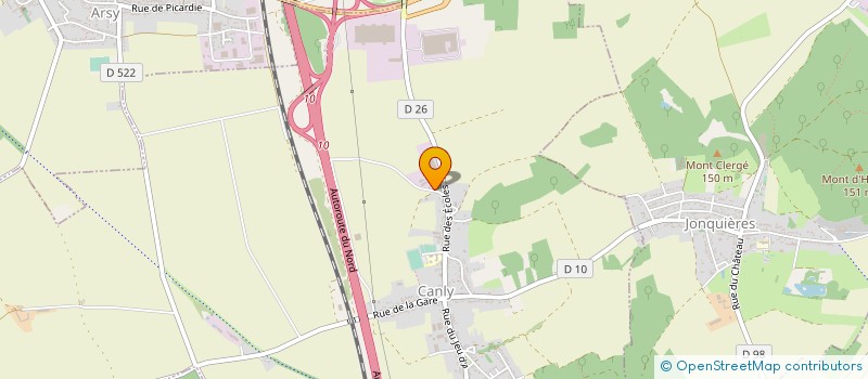 localisation de l'entreprise DUMA RENT PARIS  CANLY