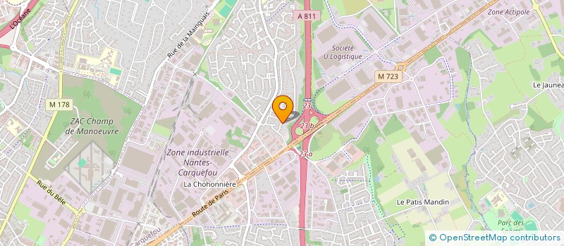 localisation de l'entreprise DUMA SOCIETY  CARQUEFOU