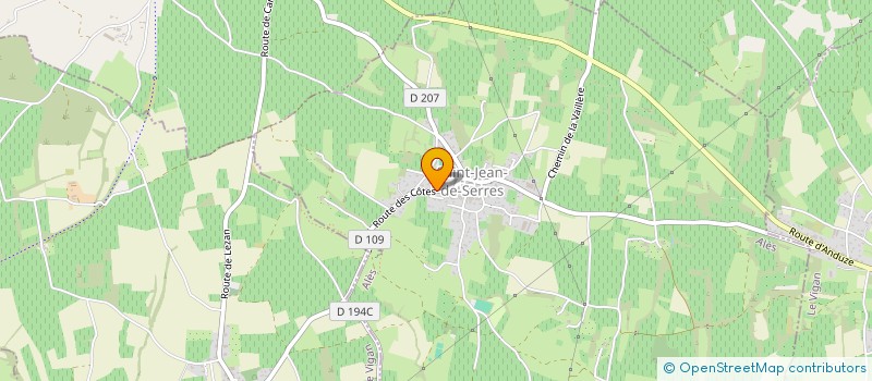 localisation de l'entreprise DUMACO à SAINT-JEAN-DE-SERRES