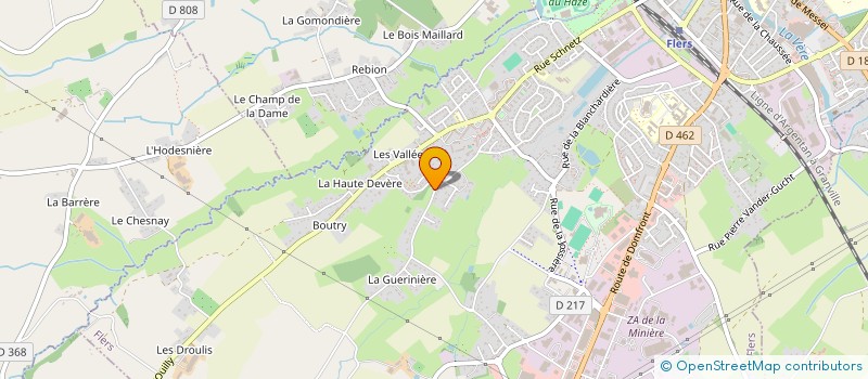 localisation de l'entreprise DUMACOURT à FLERS