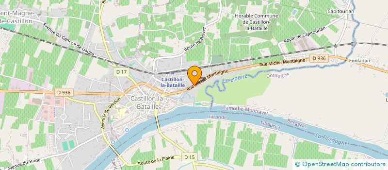localisation de l'entreprise DUMAIN ADRIEN ET FILS à CASTILLON-LA-BATAILLE