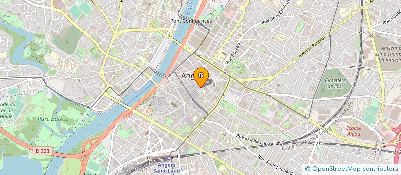 localisation de l'entreprise DUMAINE à ANGERS