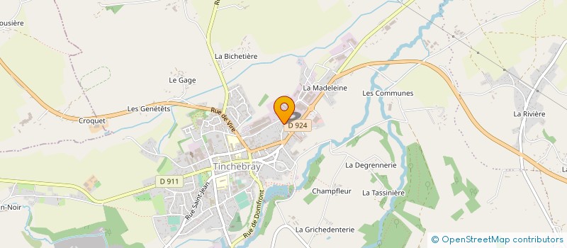 localisation de l'entreprise DUMAINE ALEX à TINCHEBRAY-BOCAGE